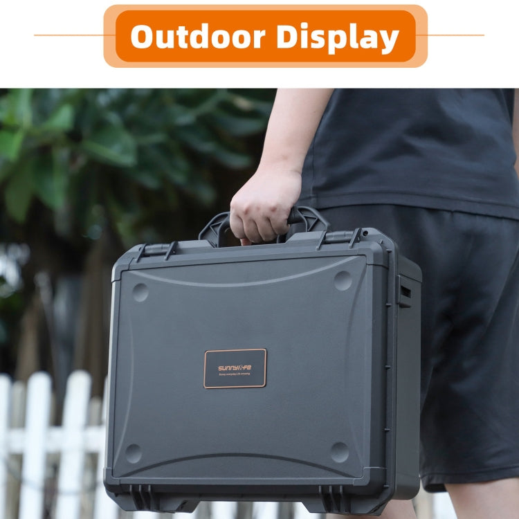 For DJI Air 3S / 3 Sunnylife Safety Carrying Case Large Capacity Waterproof Shock-proof Hard Travel Case For DJI Air 3S / 3 Sunnylife Safety Carrying Case Large Capacity Waterproof Shock-proof Hard Travel Case